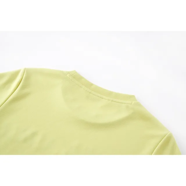 【FILA官方直營】KIDS 童吸濕排汗短袖上衣-黃色(1TEX-4315-YE)