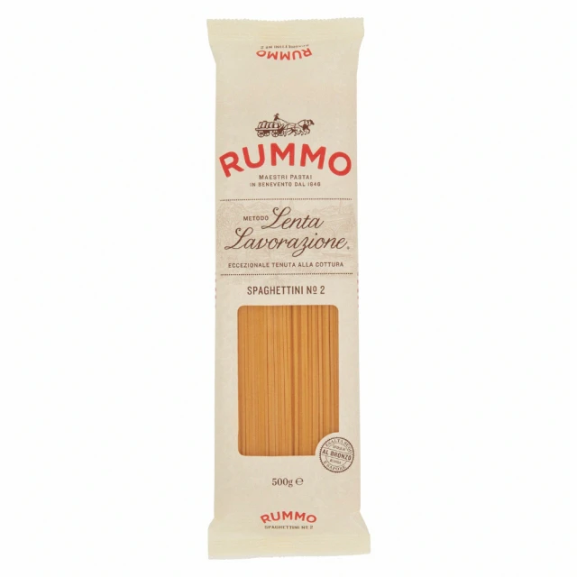 RUMMO路莫 N.2 長型細圓麵 Spaghettini 500g(適合清爽義大利麵使用)