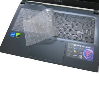 【Ezstick】MSI 微星 Creator Z16HX Studio B13 B13VFTO 奈米銀抗菌TPU 鍵盤保護膜(鍵盤膜)