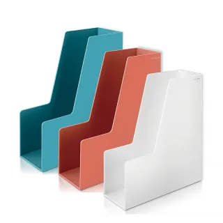 【Deli 得力】NU SIGN 開放式雜誌箱(書架 文件盒 收納盒 整理盒 檔案收納)