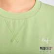 【Mollifix 瑪莉菲絲】刺繡寬版短袖上衣、瑜珈上衣、瑜珈服(酪梨綠)