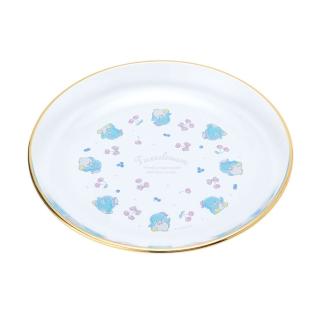 【SANRIO 三麗鷗】金邊透明玻璃盤 玻璃圓盤 山姆企鵝(餐具雜貨)