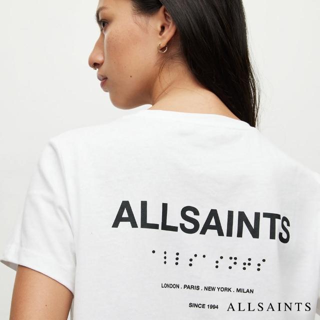 【ALLSAINTS】BRYN 純棉寬鬆LOGO短袖上衣T恤(舒適版型)