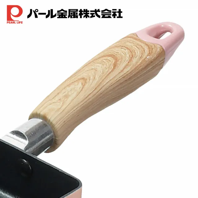 【Pearl Life 珍珠金屬】日本NATURAL COOK PURE 不沾玉子燒鍋 18cm IH爐可用鍋(不挑爐具、2色可選)