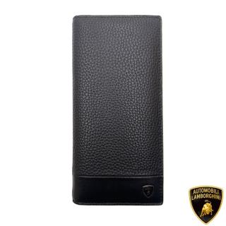 【Automobili Lamborghini】藍寶堅尼 限量2折 義大利頂級小牛皮對開長夾 LBPU00134M 全新專櫃展示品