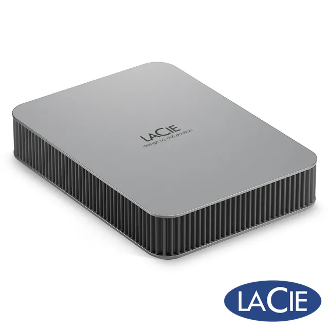 【LaCie 萊斯】Mobile Drive USB-C 5TB 外接硬碟-月光銀(STLP5000400)