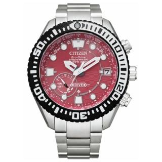 【CITIZEN 星辰】PROMASTER系列 東京˙紅限量版GPS衛星較時 200米潛水錶 618 年中慶 送禮 自用(CC5005-68Z)