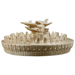 【BANDAI 萬代】特攝 超人力霸王特利卡 怪獸軟膠公仔 158 納斯圓盤形態