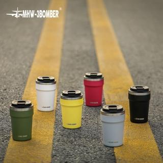 【MHW-3BOMBER】COOKI 隨行杯-360ml(COOKI 隨行杯 便攜咖啡杯 不銹鋼雙層保溫杯)