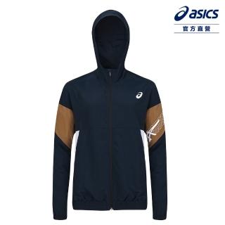 【asics 亞瑟士】平織外套 男女中性款 訓練 外套(2033B672-401)