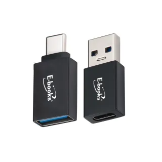 【E-books】XA27 Type-C USB 3.2雙向互轉轉接頭雙入組