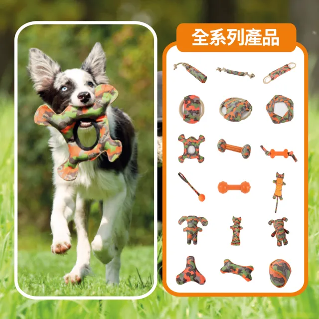 【Major Dog】耐咬迷你啞鈴 狗玩具 耐咬玩具 互動玩具(抗憂鬱玩具 寵物玩具 無毒玩具 耐咬玩具)