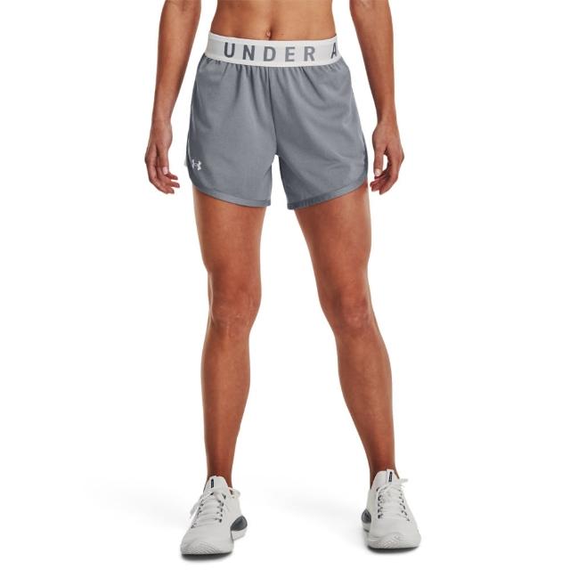 【UNDER ARMOUR】UA官方直營 女 Play Up 5吋運動短褲 _1355791-035(灰)