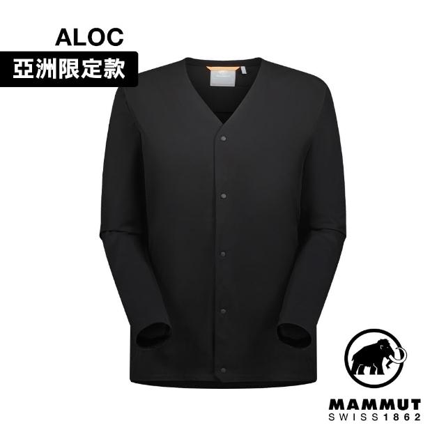 【Mammut 長毛象官方直營】Active SO Cardigan AF Men 日系機能休閒外套 黑色 男款 #1011-02320