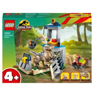 【LEGO 樂高】76957 侏儸紀世界系列 Velociraptor Escape(迅猛龍 恐龍 積木)