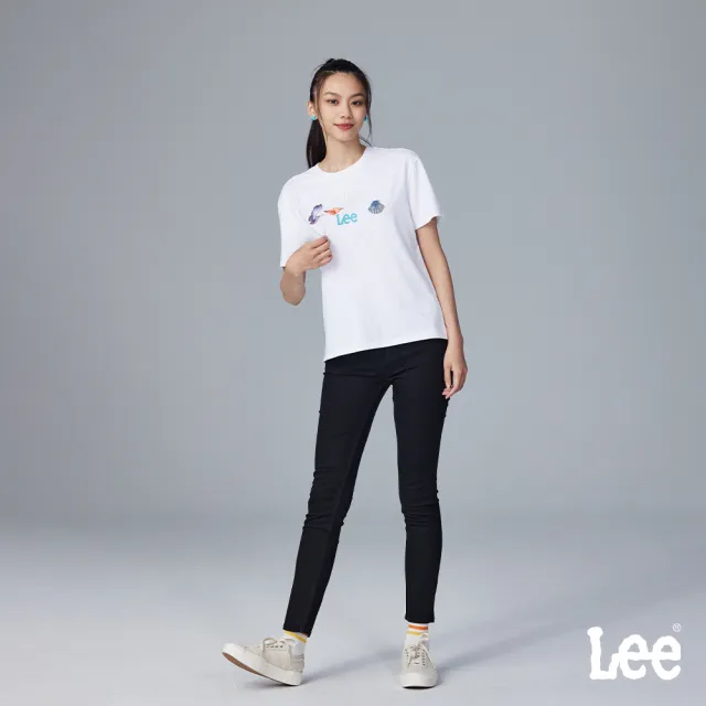 【Lee】出清品-女裝 牛仔褲 / 433 高腰修身窄管 黑色洗水(LL220331ATQ)