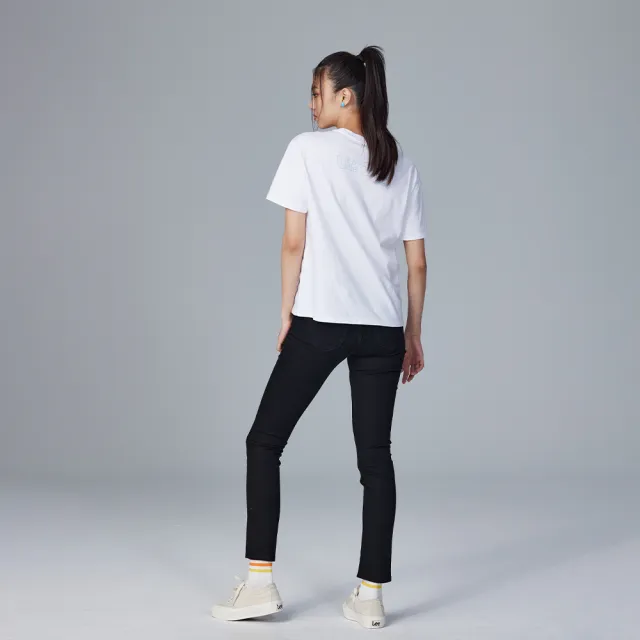 【Lee】出清品-女裝 牛仔褲 / 433 高腰修身窄管 黑色洗水(LL220331ATQ)