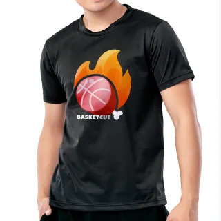 【MISPORT 運動迷】台灣製 運動上衣 T恤-籃帶大火腿/運動排汗衫(MIT專利呼吸排汗衣)