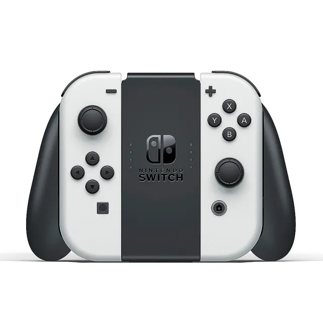 【Nintendo 任天堂】Switch OLED白色主機+《王國之淚》附《9H鋼化貼》