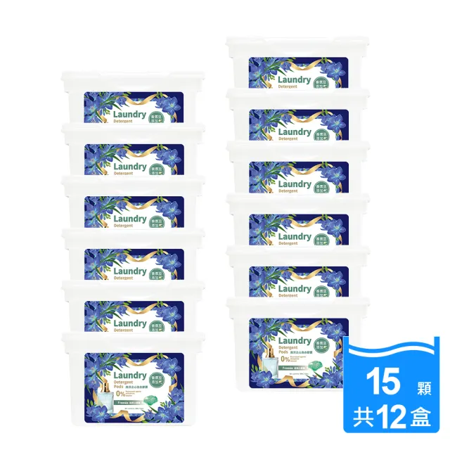 【朝日田野】海洋之心洗衣膠囊15顆x12盒