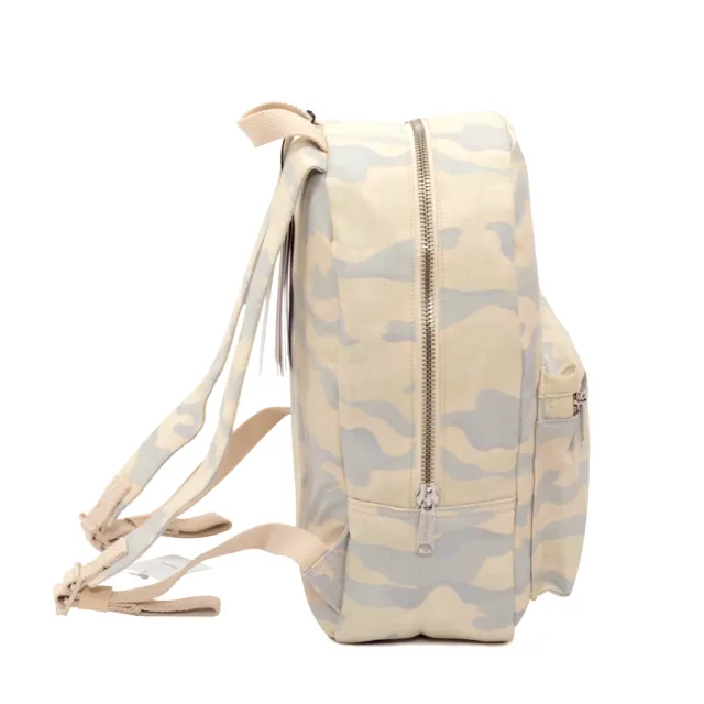 【Herschel】Grove XS 中型 高階 水洗 重磅 棉帆布 米黃 迷彩 金屬拉鍊 女生 背包  女包 小後背包 後背包