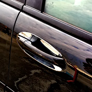 【IDFR】Benz 賓士 E W211 2002~2009 鍍鉻銀 車門防刮門碗 內襯保護貼片(防刮門碗 內碗 內襯保護貼片)