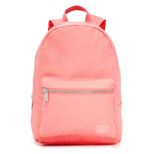 【Herschel】雙11 Grove XS 中型 高階 水洗 重磅 棉帆布 粉紅 草莓粉 金屬拉鍊 女生 背包 女包 