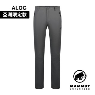 【Mammut 長毛象官方直營】Trekkers 3.0 Pants AF Men 健行防潑水長褲 鋼鐵灰 男款 #1021-00800