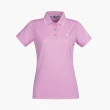 【PLAYBOY GOLF】女款70週年素面短袖POLO衫-白/黃/粉紅(吸濕排汗/抗UV/高爾夫球衫-KA23190)