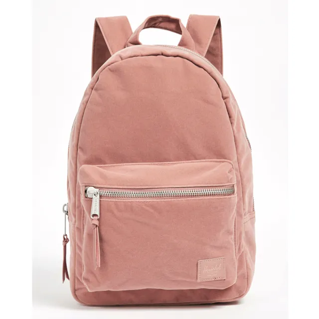 【Herschel】Grove XS 中型 高階 Velvet 天鵝絨 絨布 粉色 乾燥玫瑰 女生 背包  女包 小後