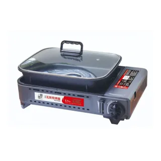 【妙管家】MINI兩用瓦斯煎烤爐 MS-8(烤肉爐 卡式爐 卡式瓦斯爐)