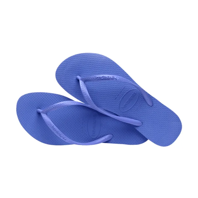 【havaianas 哈瓦仕】拖鞋 女鞋 夾腳拖 細帶 Slim 紫羅蘭色 4000030-3562W(哈瓦士)