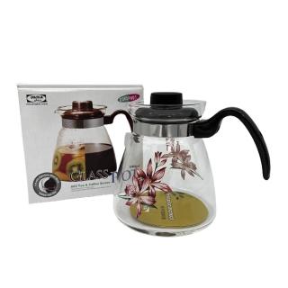 【生活King】玻璃耐熱壺/咖啡壺/沖茶壺(1000ML)