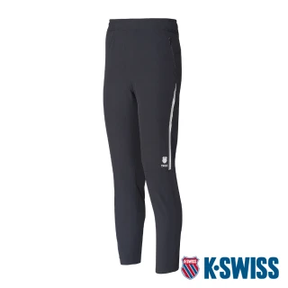 【K-SWISS】吸排運動長褲 Active Pants-女-黑(198043-008)