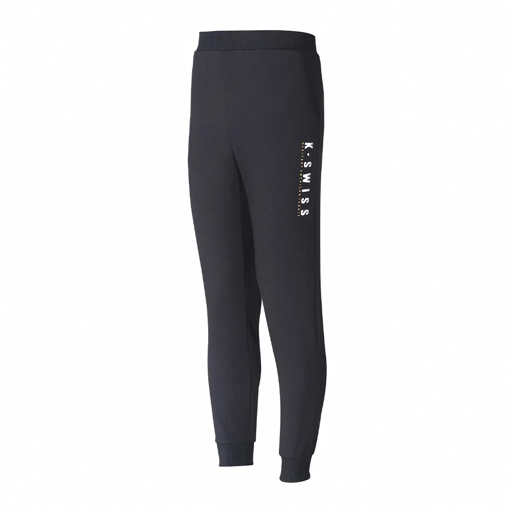 【K-SWISS】運動休閒長褲 Sweat Pants-男-黑(108058-008)