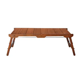 【MORIXON 魔法森林】魔法橡木桌 原木色/MT-6C(露營蛋捲桌 igt系統桌 可拆式木桌 露營桌)