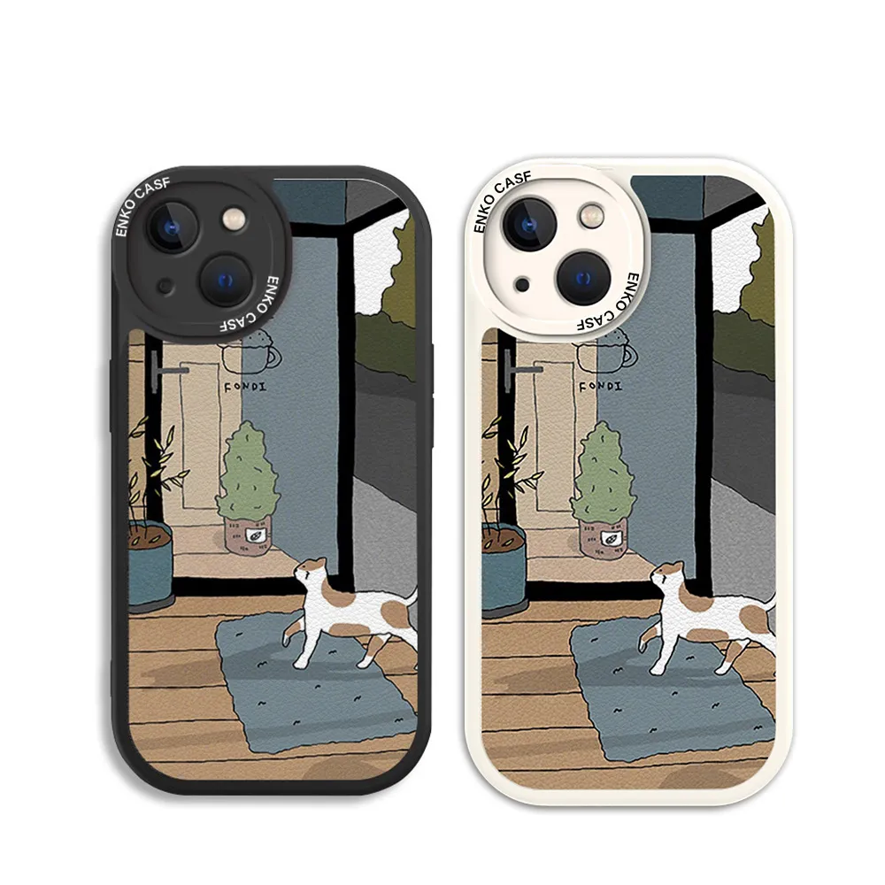 【Timo】iPhone 13 6.1吋 小貓日和全包鏡頭手機殼