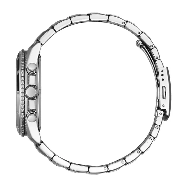 【CITIZEN 星辰 官方授權】限量紳士時尚三眼計時手錶-44mm 情人節 禮物(AN8200-50A)