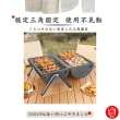 【日物販所】2023日式家用戶外烤肉1入組 附贈烤網+烤盤x1(烤肉架 燒烤組 烤肉爐 露營烤肉 戶外烤肉)