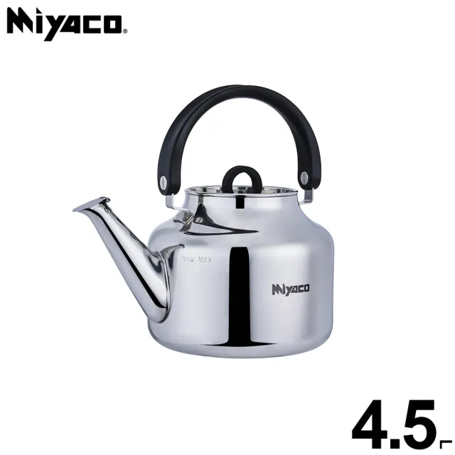 米雅可】品味316不鏽鋼笛音茶壺4.5L(台灣製造) - momo購物網- 好評推薦