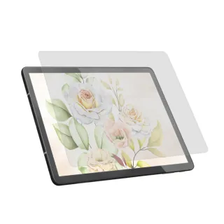 【YOMIX 優迷】Apple iPad 2022 12.9吋手繪擬真類紙膜保護貼(全屏霧面/防刮耐磨/iPad Pro 6/5/4/3)