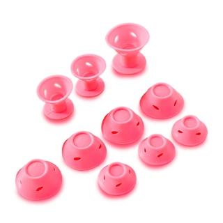 【一覺即可】蘑菇鈴鐺懶人捲髮器10入組(不傷髮 免燙 睡眠髮捲組 睡覺 瀏海 波浪捲 編髮 婚禮髮型造型)