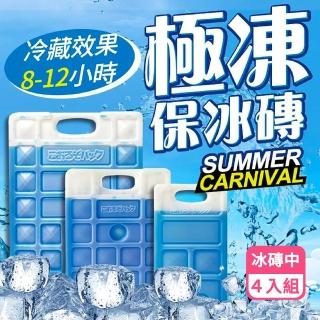 【RONIN 獵漁人】急凍保冰磚 中號 四入組(釣魚 岸拋 船釣 磯釣 保冰箱 保冰劑 保冷磚 冰塊磚)