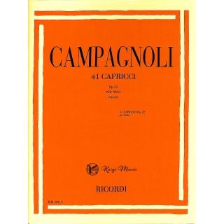 【Kaiyi Music 凱翊音樂】坎潘紐裡：41首中提琴隨想曲 作品22 Campagnoli：41 Caprices Op.22 Viola Method