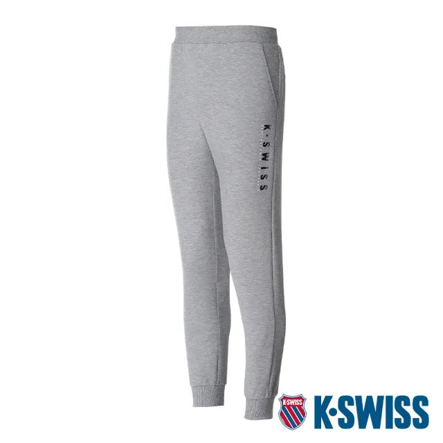 【K-SWISS】運動休閒長褲 Sweat Pants-男-灰(108058-034)