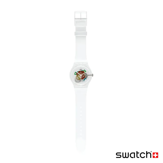 【SWATCH】New Gent 原創系列手錶 RANDOM GHOST 男錶 女錶 手錶 瑞士錶 錶(41mm)