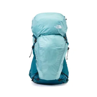 【The North Face 官方旗艦】北面女款藍色舒適透氣防潑水登山包｜3G9WSK8