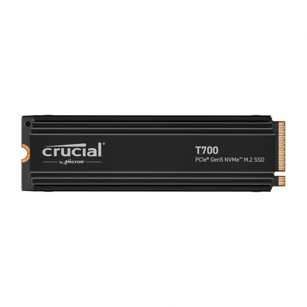 【Crucial 美光】T700 4TB M.2 2280 PCIe 5.0 ssd固態硬碟 _讀 12400M/寫 11800M *含散熱(CT4000T700SSD5)