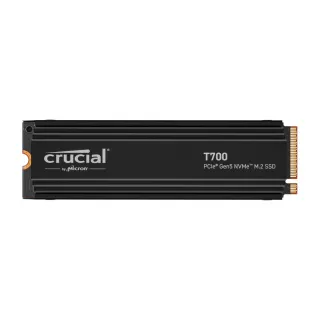 【Crucial 美光】T700 2TB M.2 2280 PCIe 5.0 ssd固態硬碟 (CT2000T700SSD5) 讀 12400M/寫 11800M *含散熱 