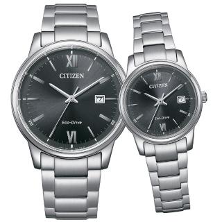 【CITIZEN 星辰】Eco-Drive 光動能 時尚對錶 手錶 禮物 推薦(BM6978-77E+EW2318-73E)